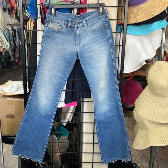 Diesel Industry Made in Italy Bootcut Jeans Size 26 Blue - Picture 1 of 11